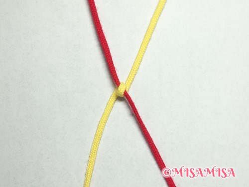 偶数列の背景の結び方手順5